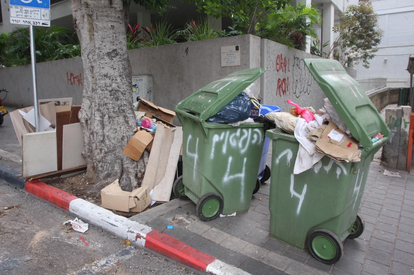 שביתה בתל אביב. ארכיון
