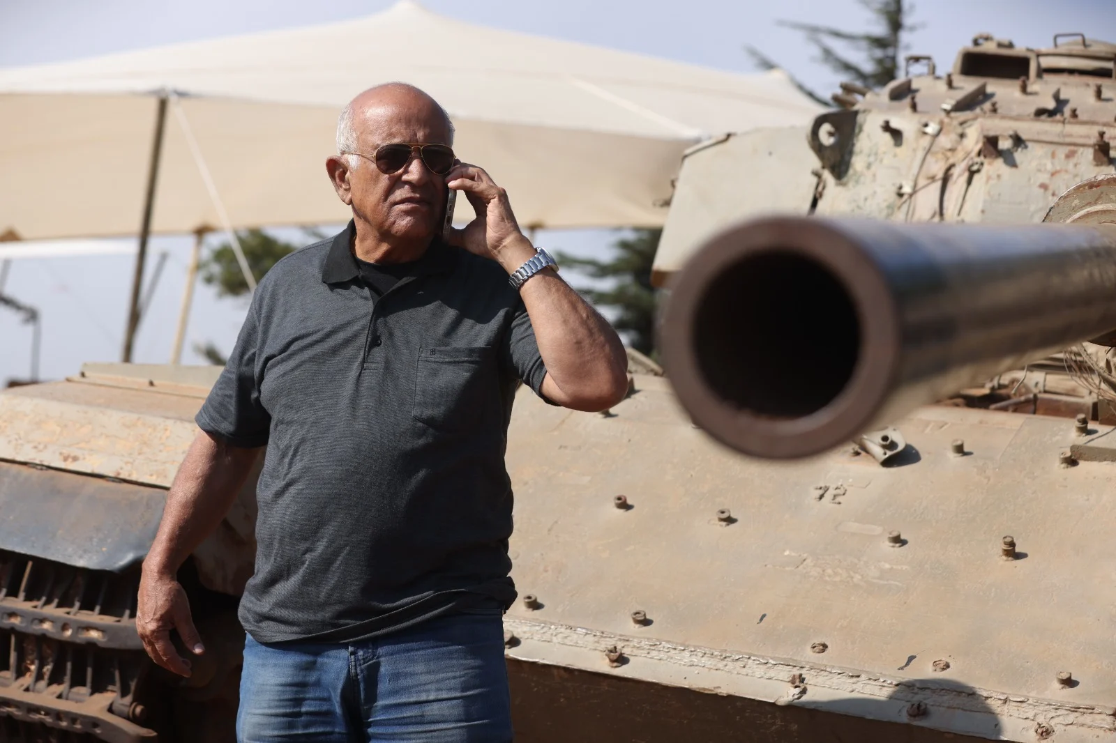 אביגדור קהלני בעמק הבכה ברמת הגולן