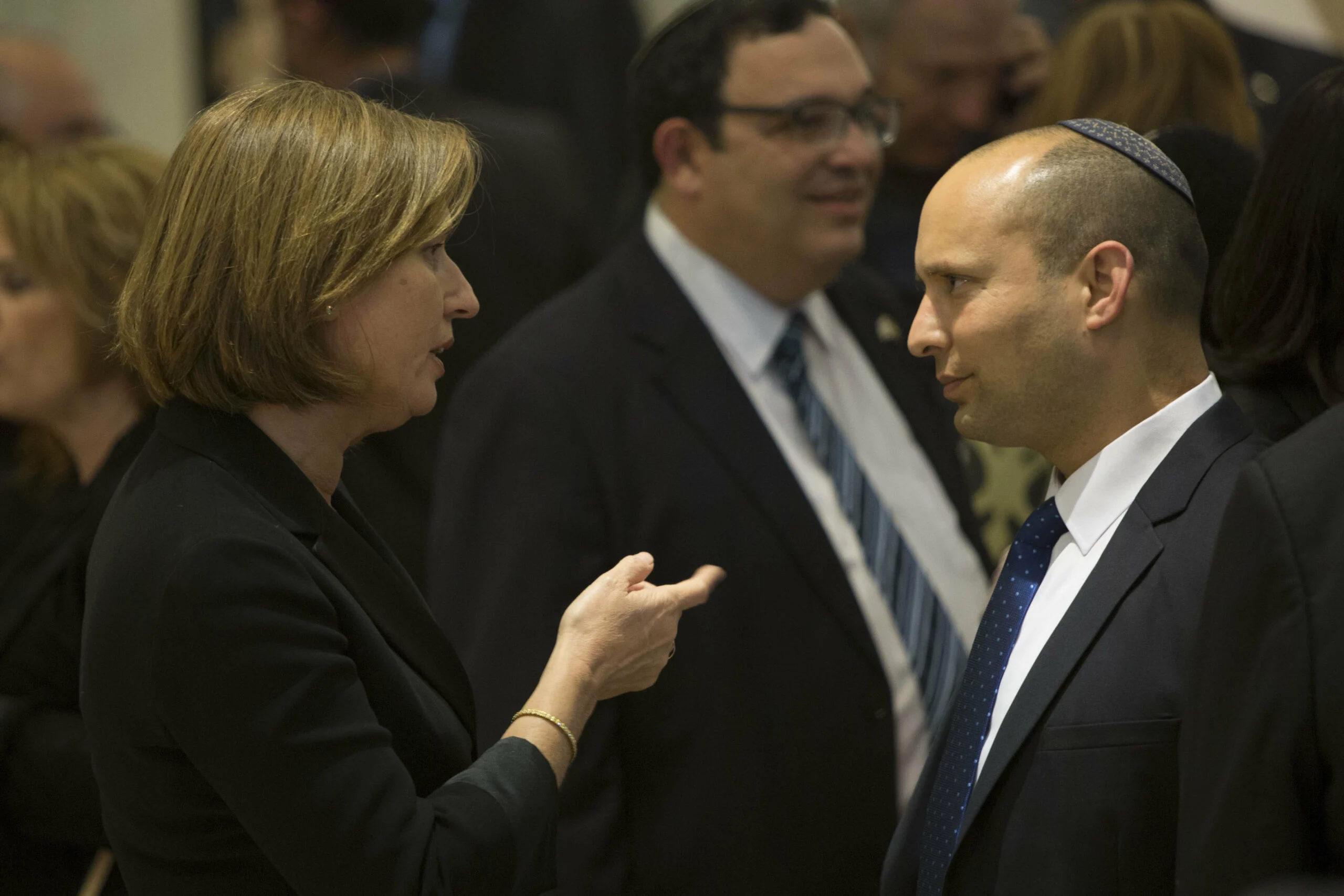 נפתלי בנט וציפי לבני