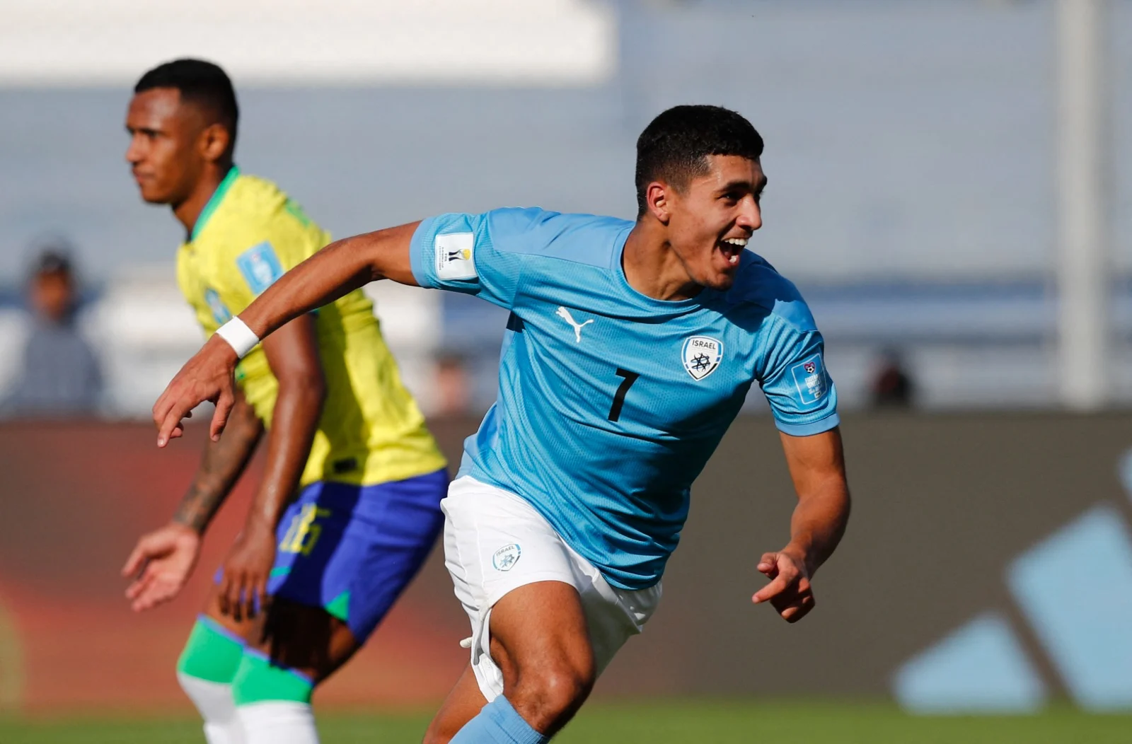 ענאן חליאלי חוגג מול ברזיל