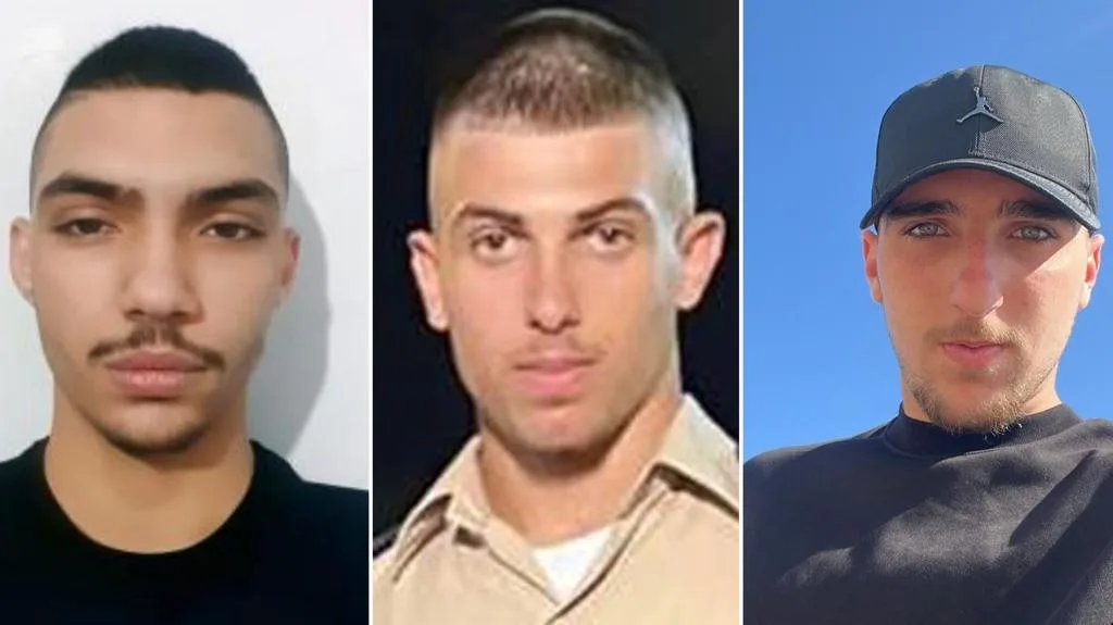 שלושה מהחשודים. מימין: בר שמאי, חן זיו ולוריא בן דוד