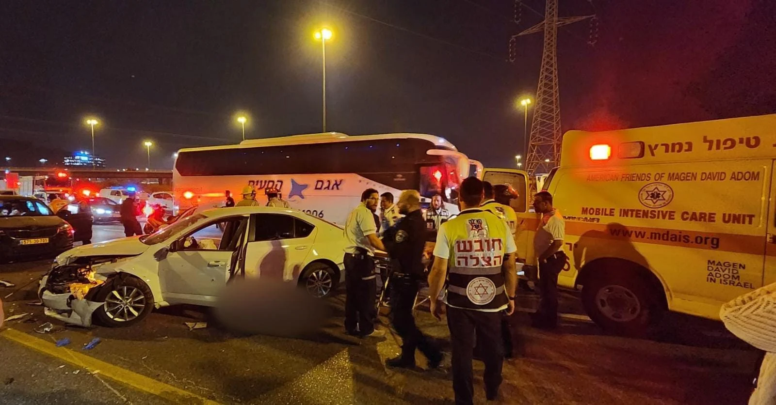 זירת הרצח במחלף קסם