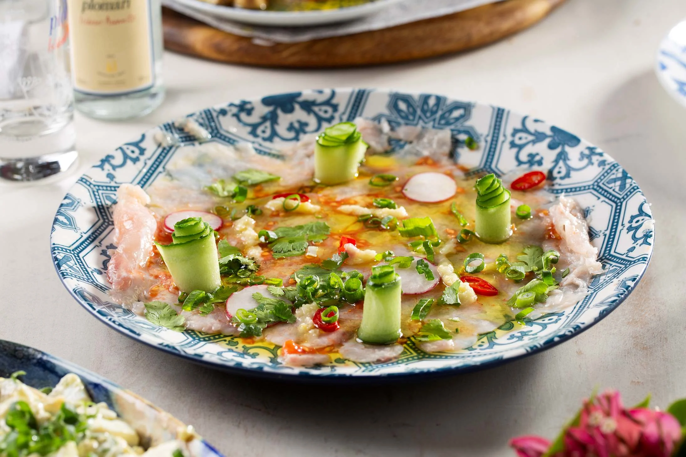 סלון יווני, קרפצ'יו דג