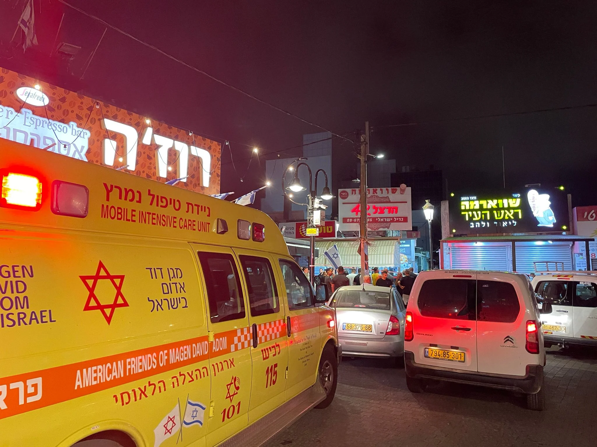 זירת הירי באשקלון