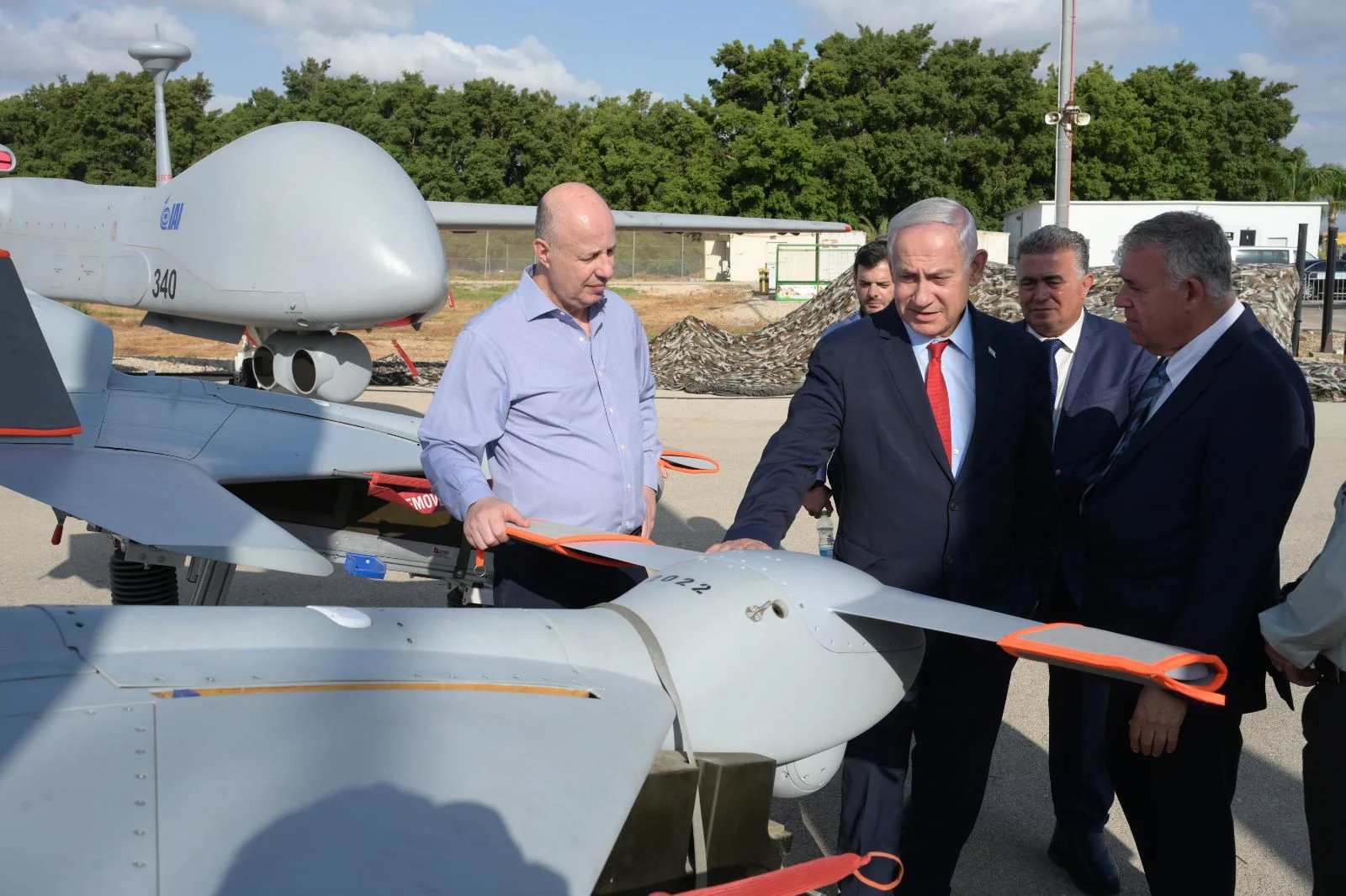 רה''מ בנימין נתניהו בביקור בתעשייה האווירית