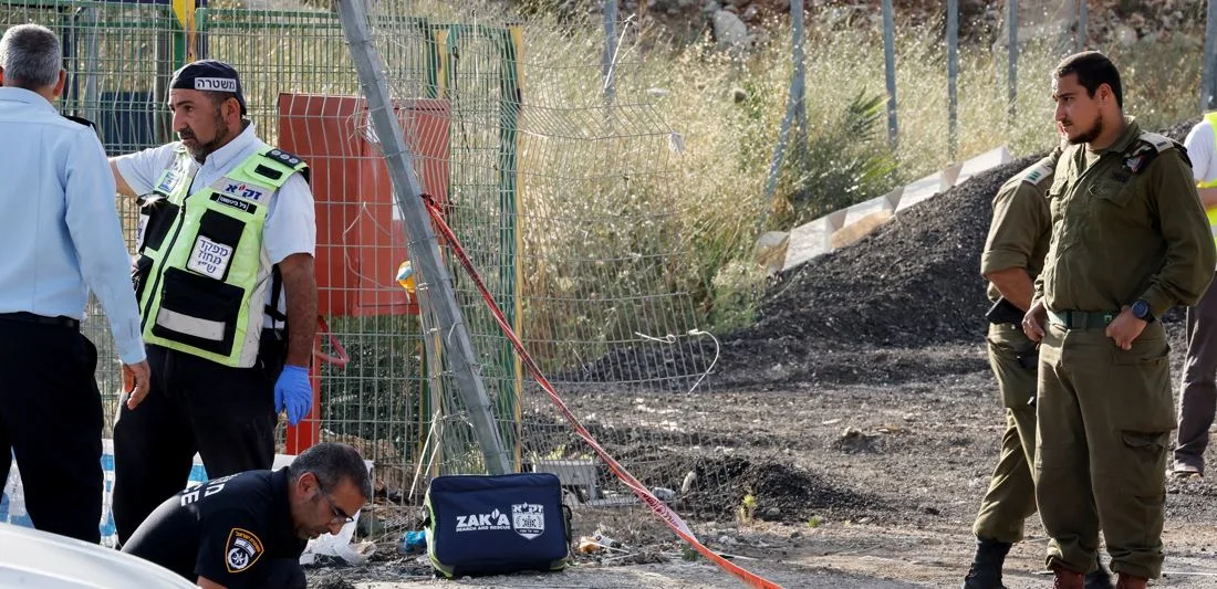 כוחות בזירת הפיגוע בעלי