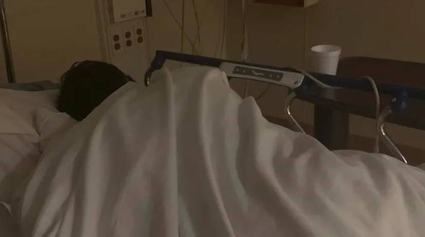 רודי פאריאס בבית החולים