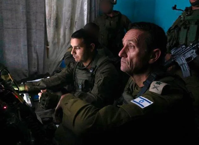 הרמטכ''ל רב-אלוף הרצי הלוי בג'נין