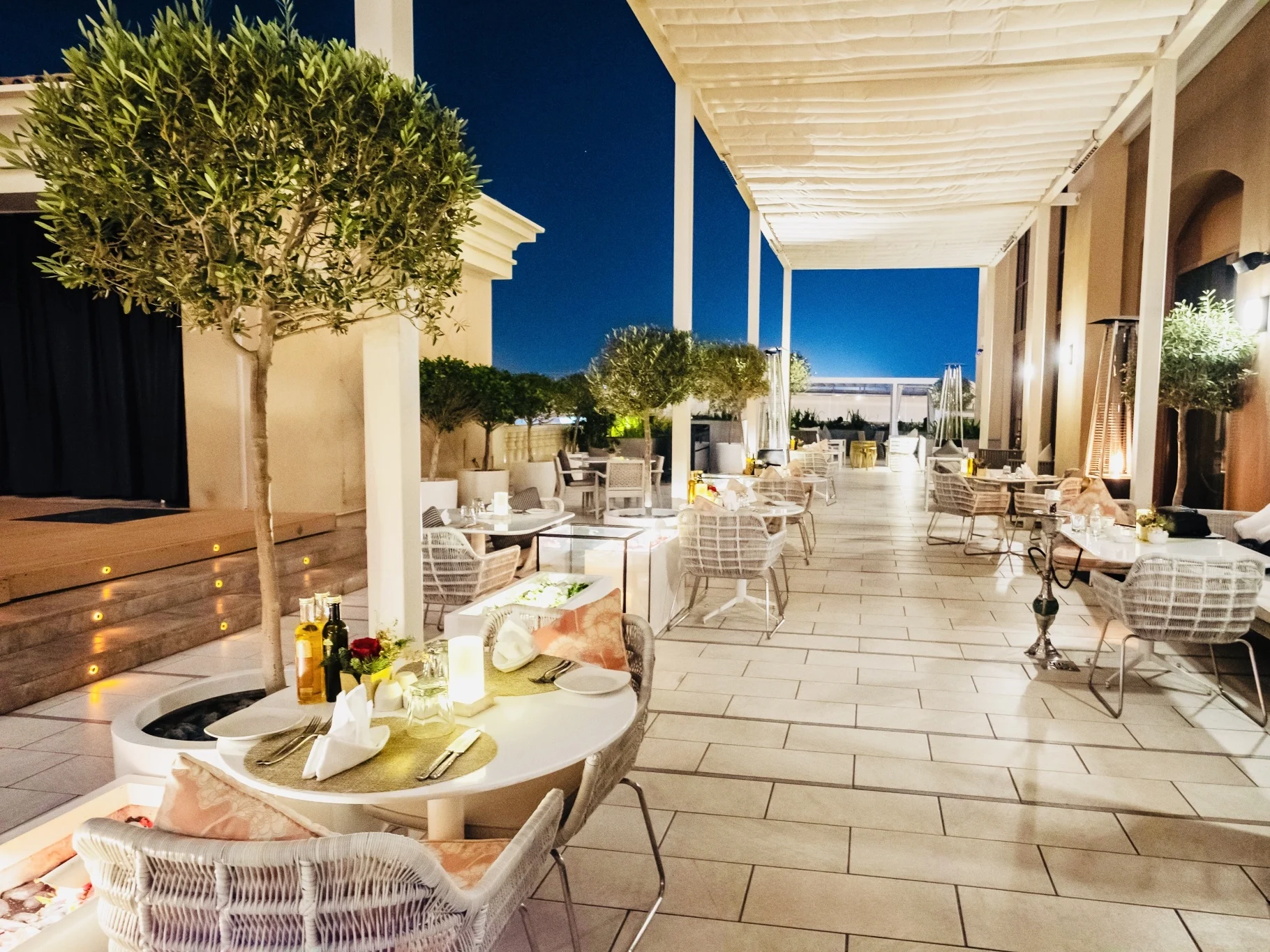 הטראסה של מסעדת Olea דובאי