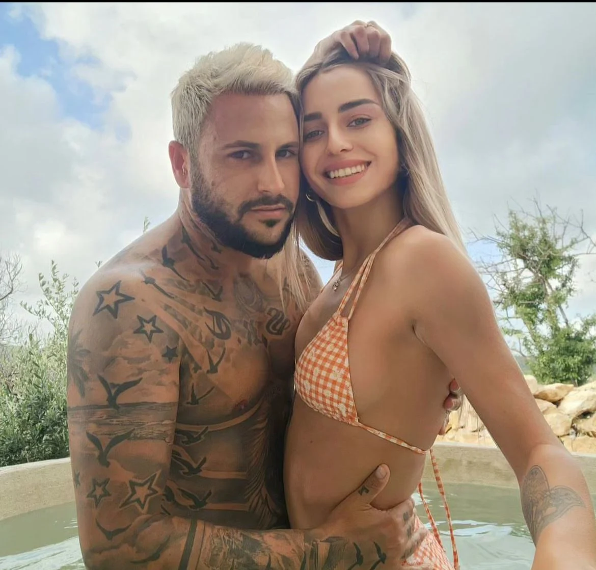 אוהד בוזגלו ובת הזוג מריה