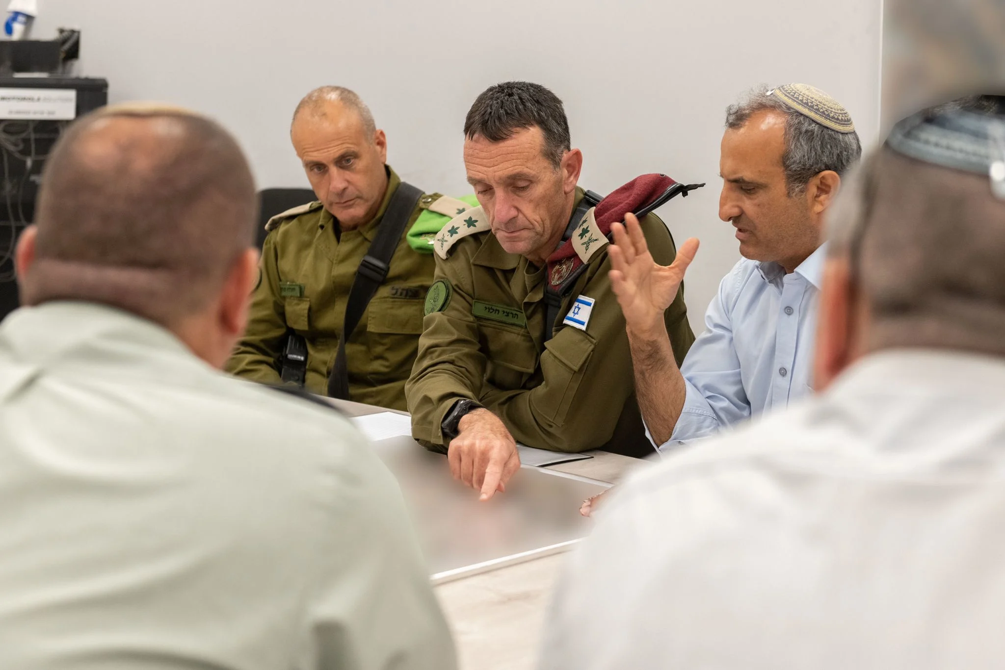 הרמטכ''ל הרצי הלוי בהערכת מצב בקדומים אחרי הפיגוע