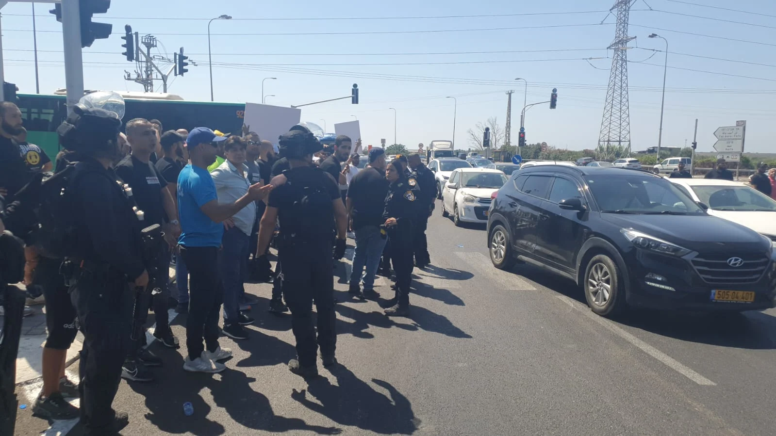 הפגנה בפוריידיס נגד האלימות בחברה הערבית