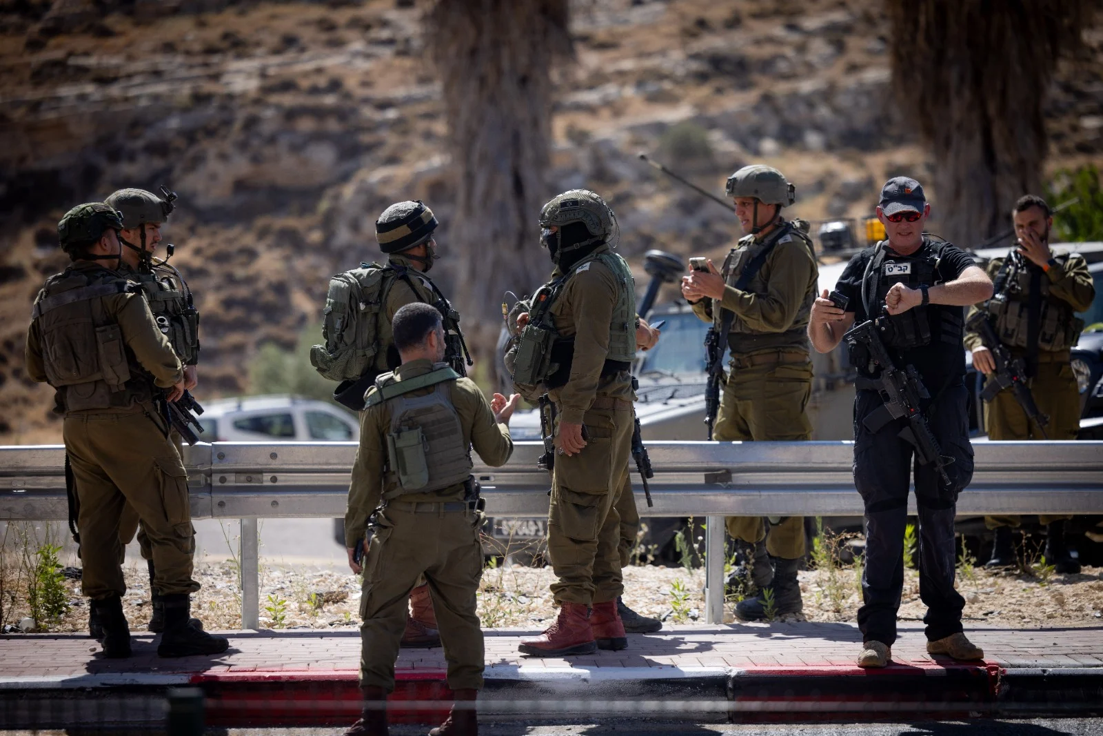 זירת הפיגוע בצומת תקוע