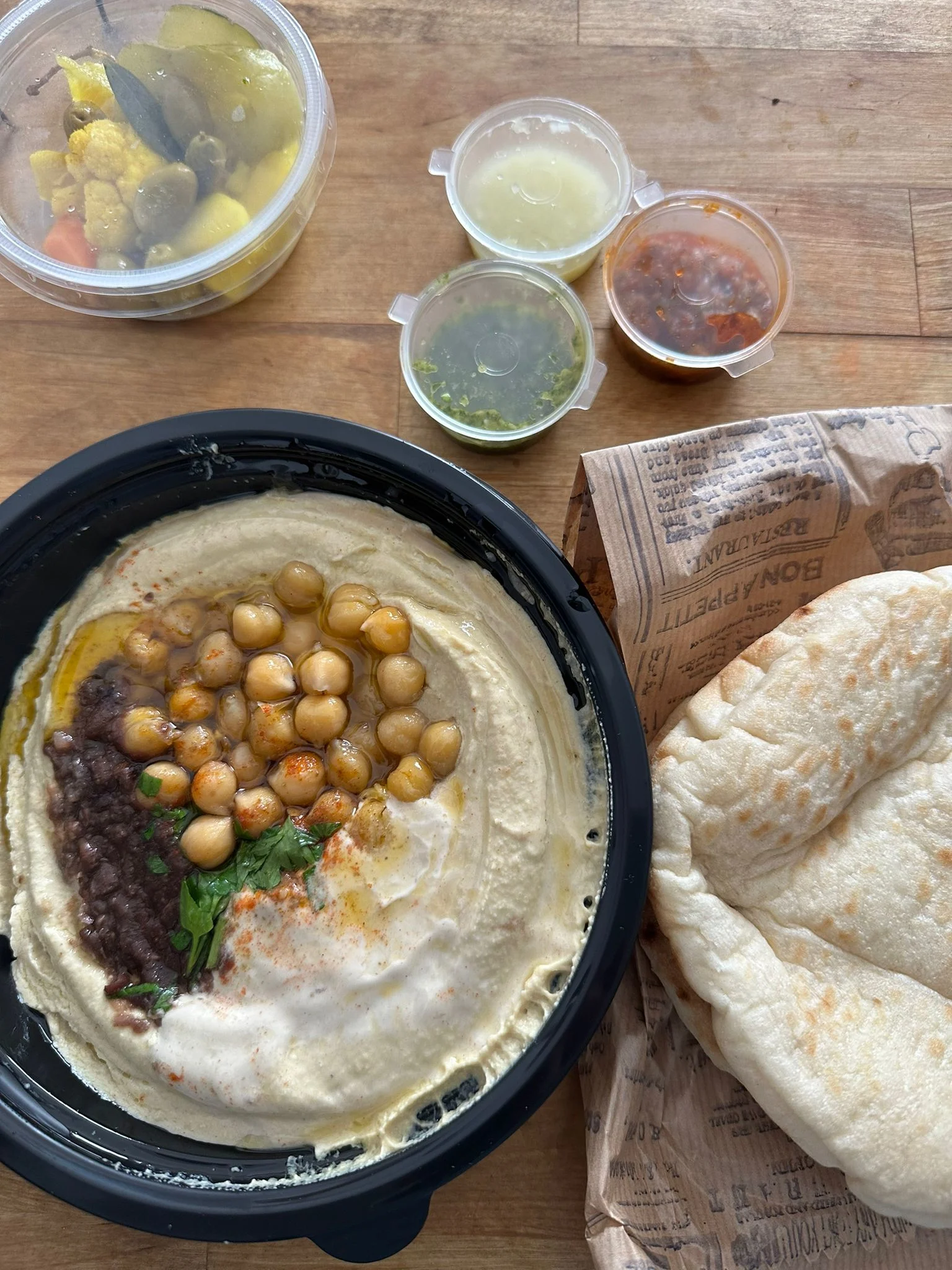 SpareEat, חומוס