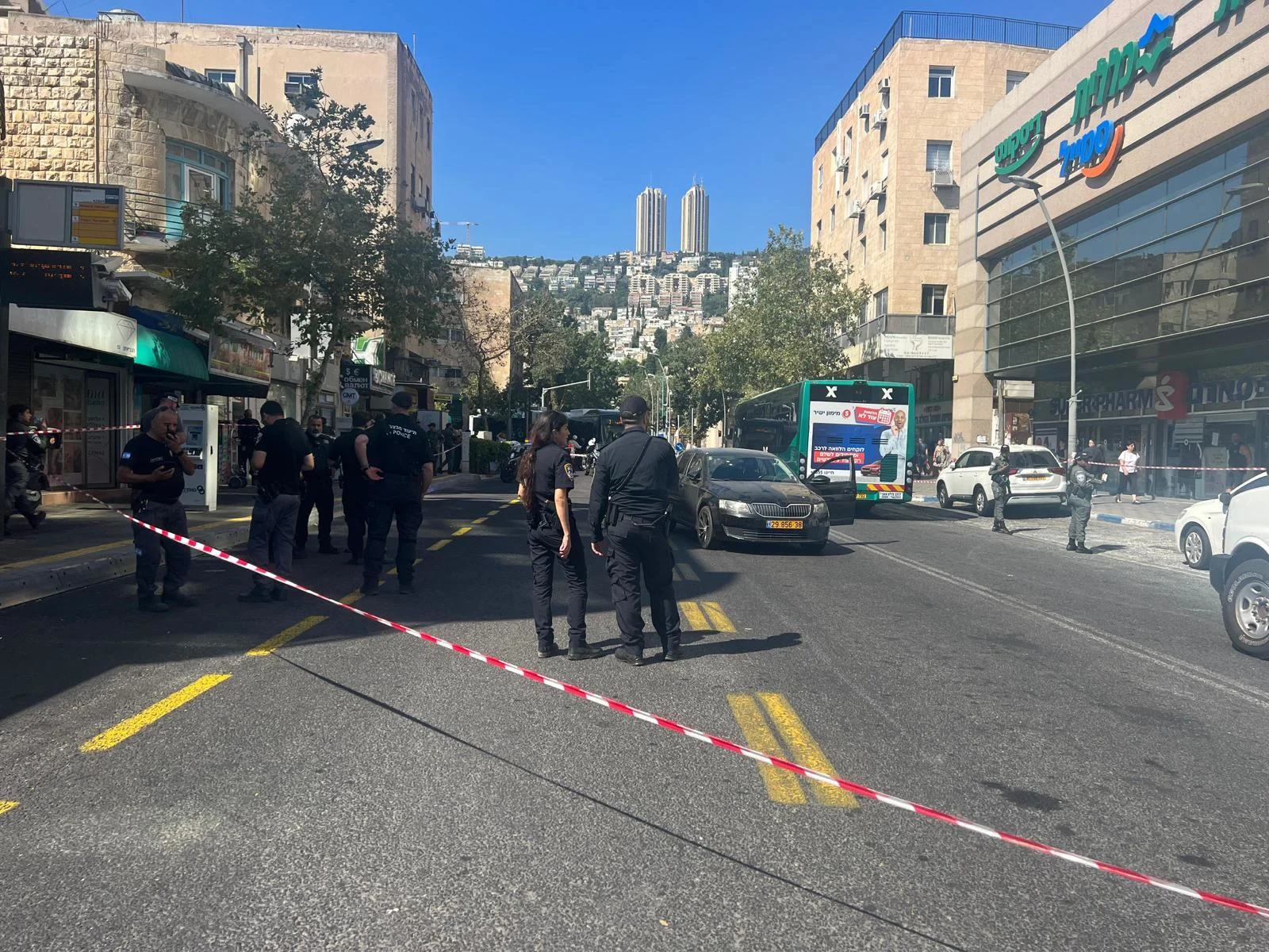 זירת הרצח בחיפה