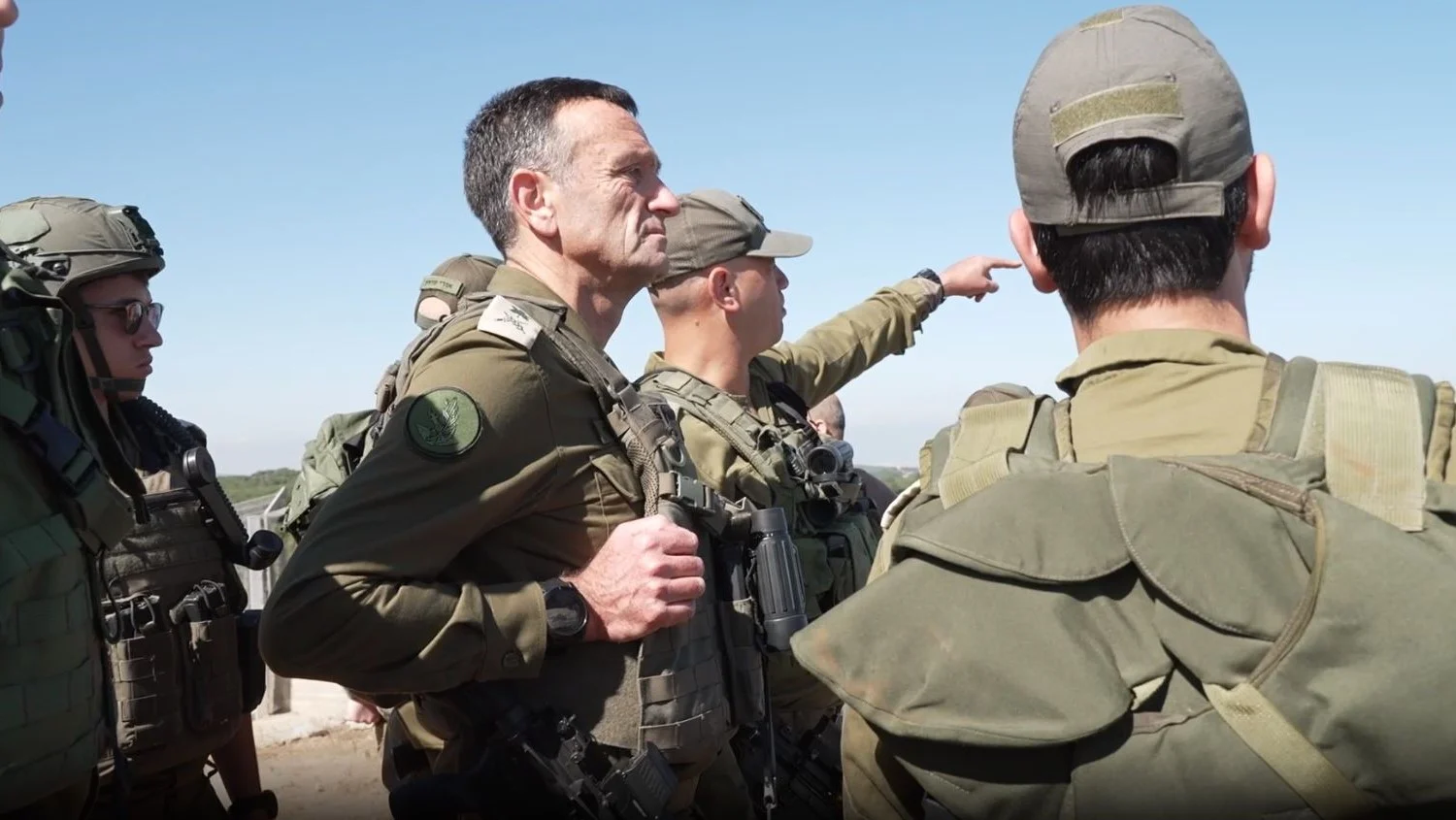 הרמטכ''ל הרצי הלוי בגבול הצפון לבנון