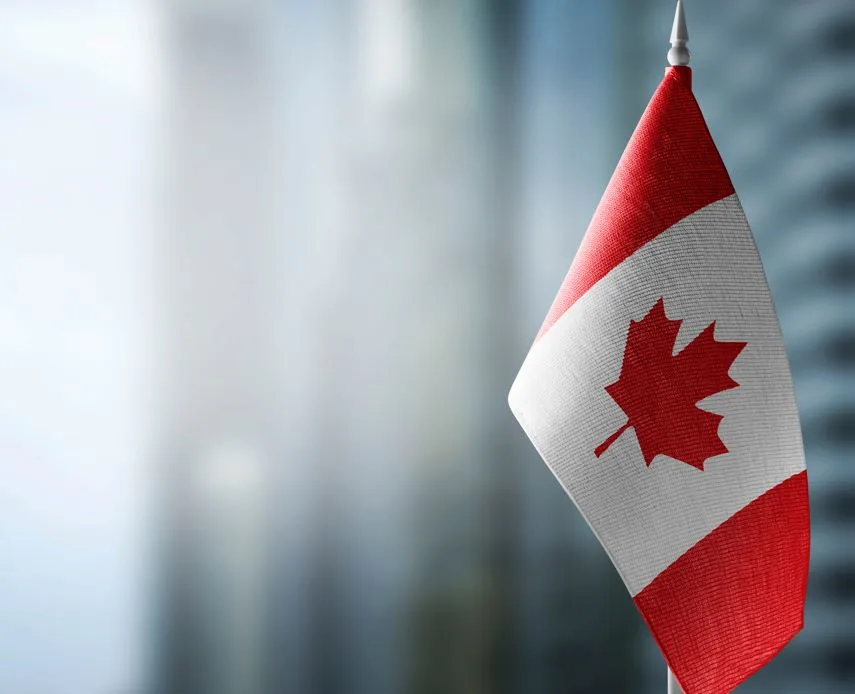 דגל קנדה. אילוסטרציה