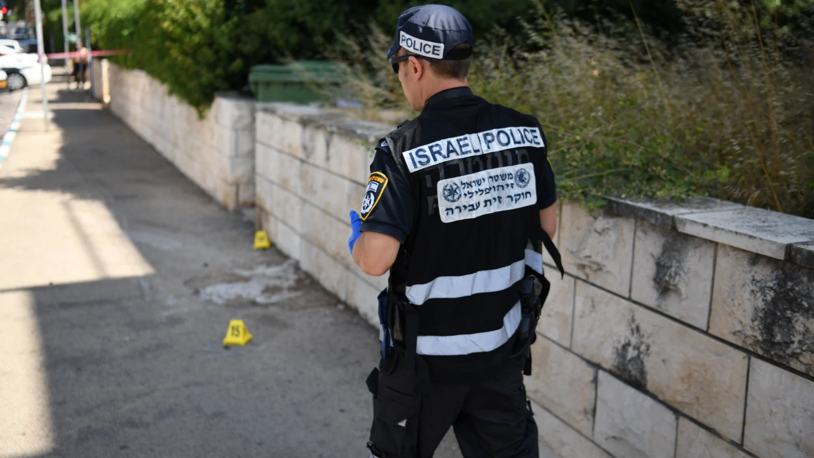 זירת האירוע בחיפה