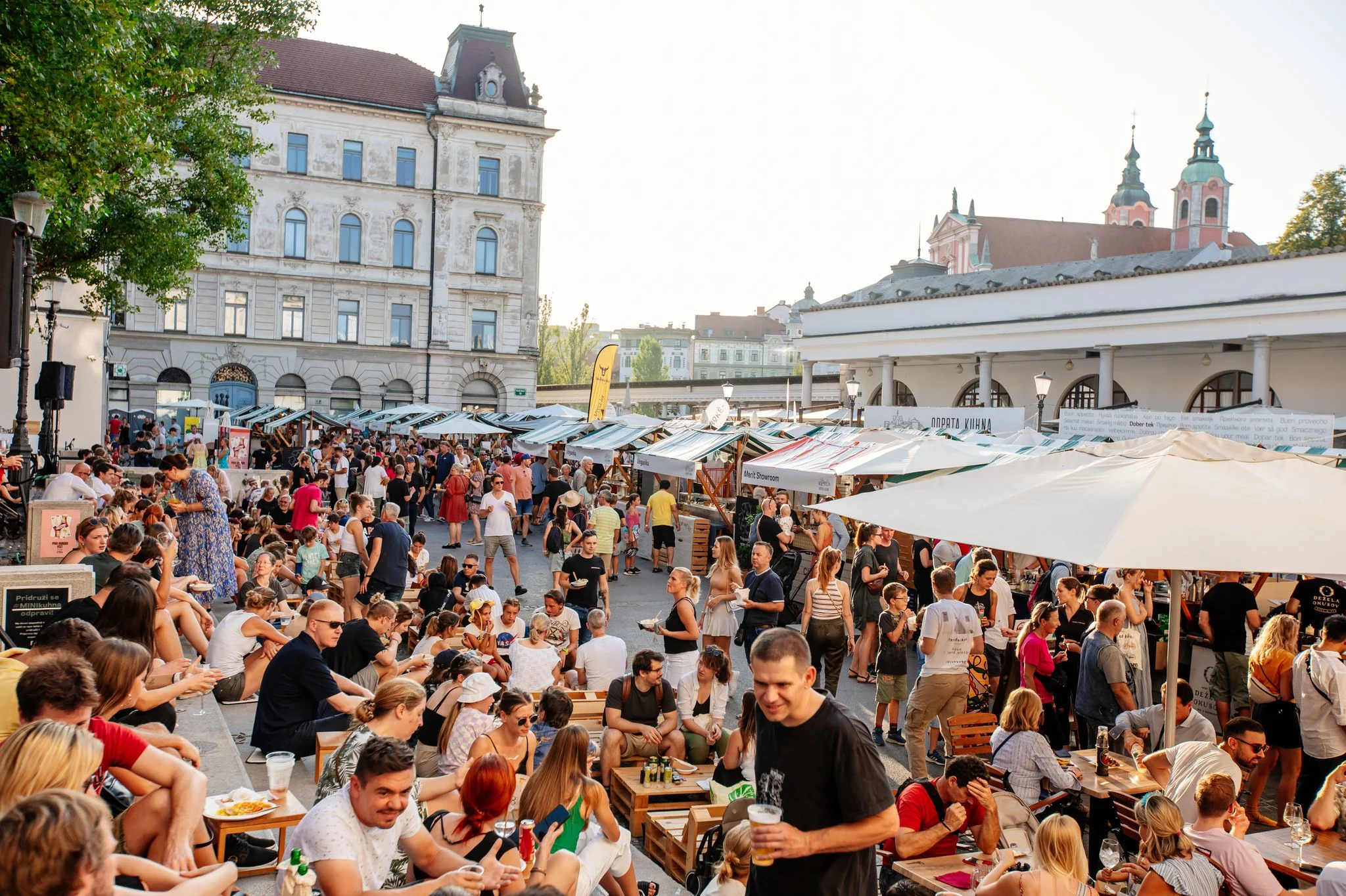 שוק האוכל בלובליאנה