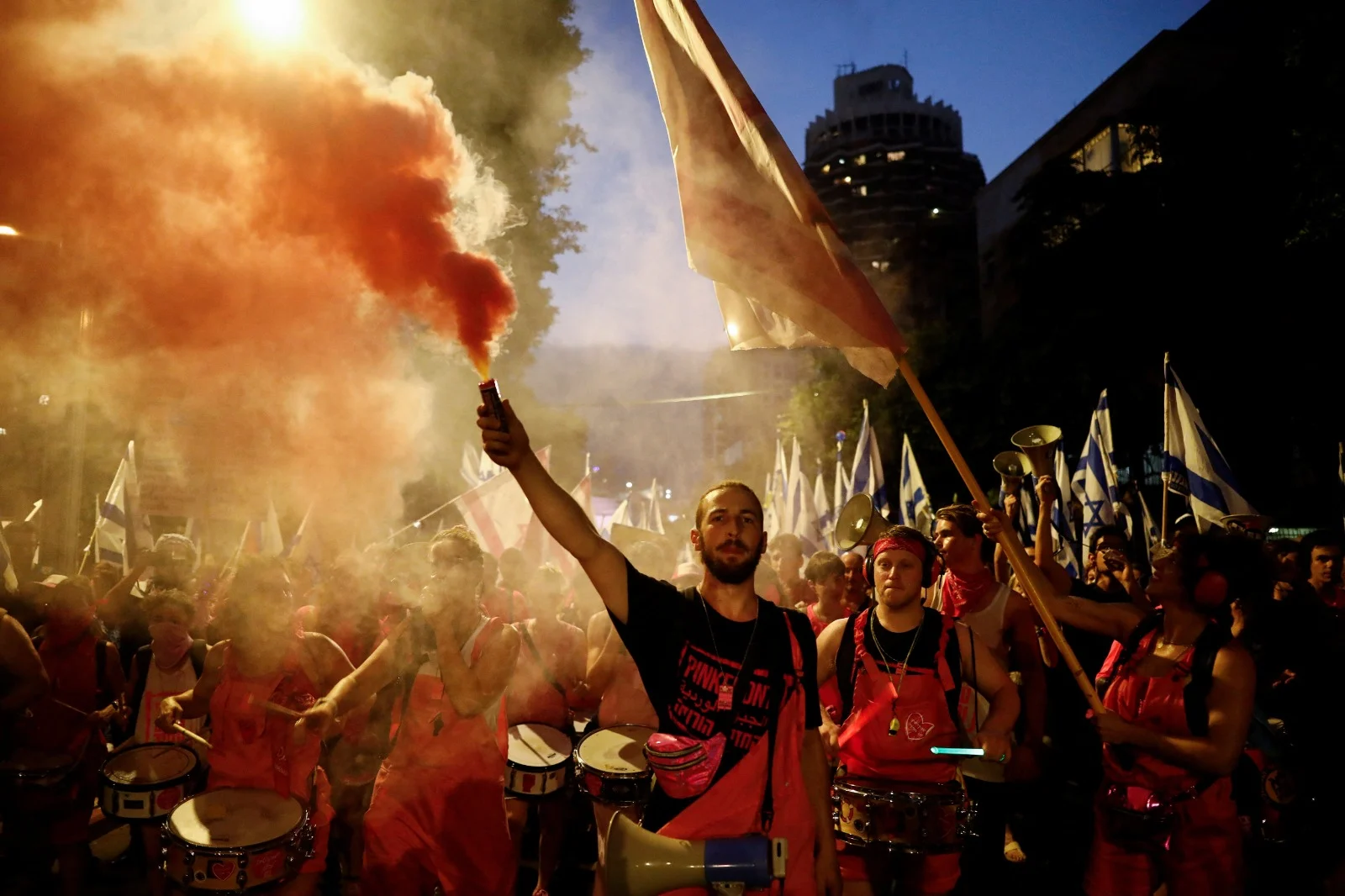 ההפגנה בת''א