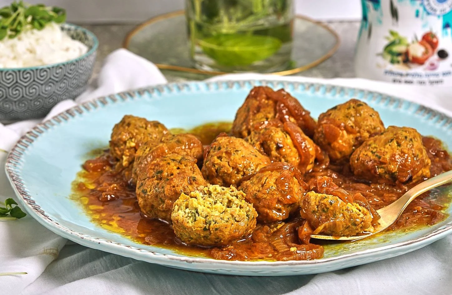 קציצות עוף וטחינה