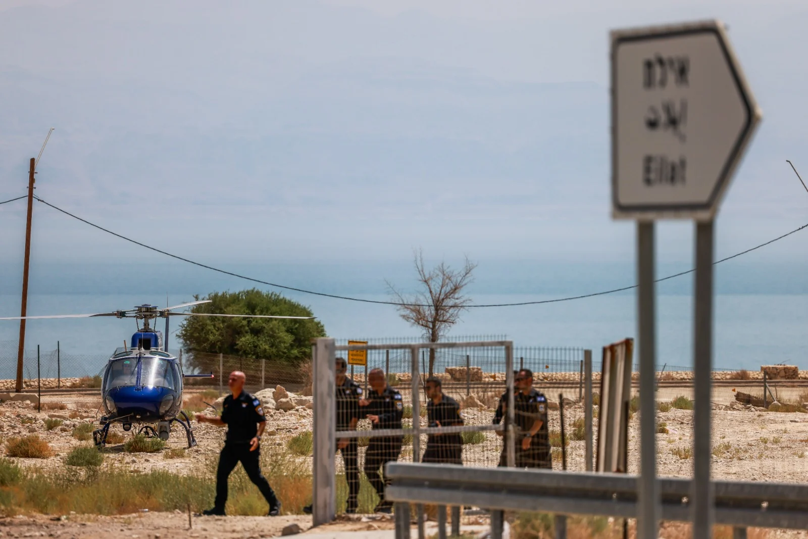 זירת האסון בנחל דוד