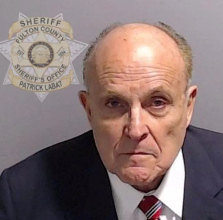 תמונת המעצר של רודי ג'וליאני