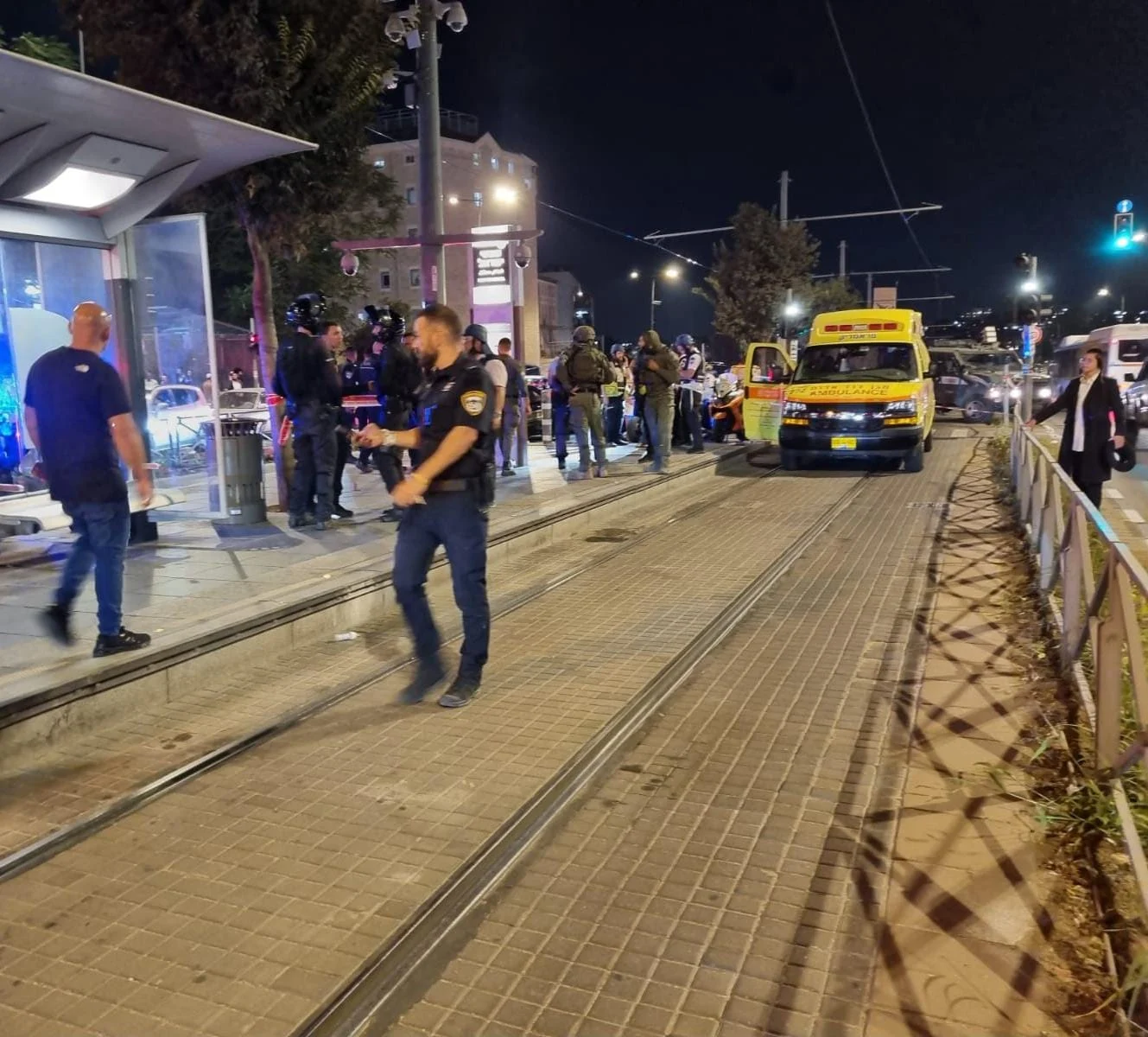 זירת הפיגוע בירושלים