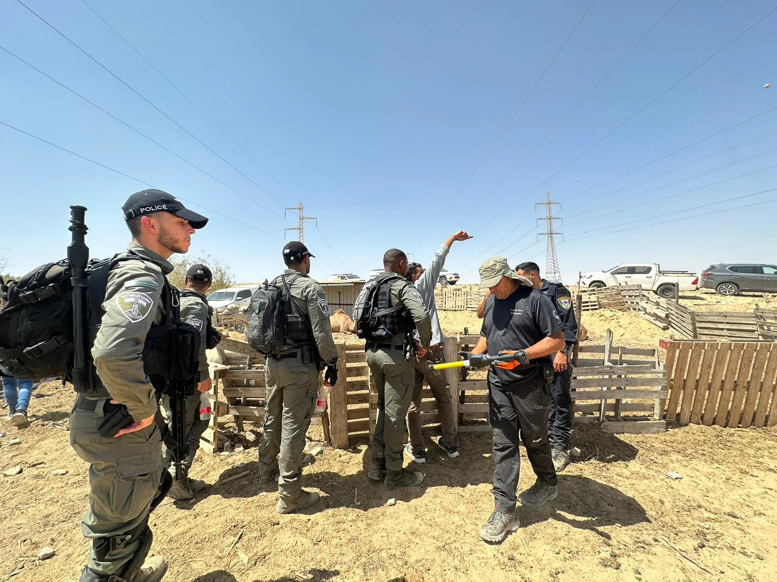 מעצר החשודים במעורבות במרוץ הגמלים בנגב