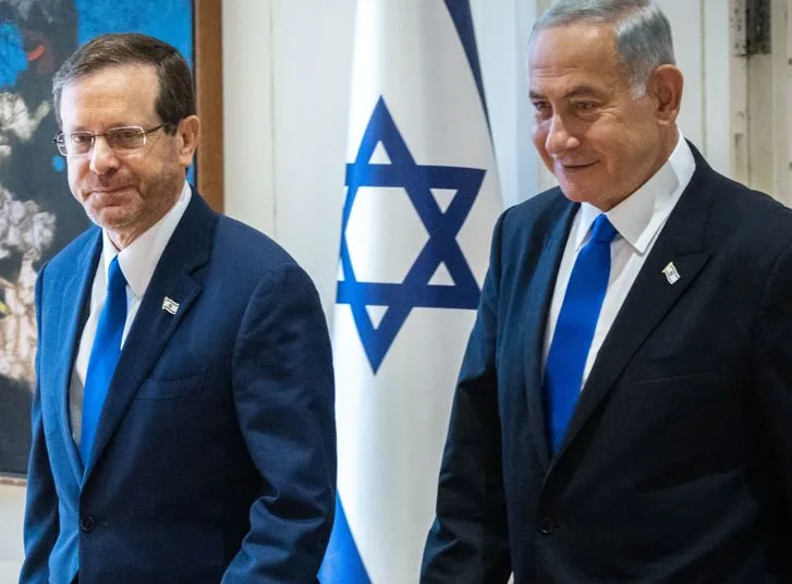 הרצוג ונתניהו. ארכיון