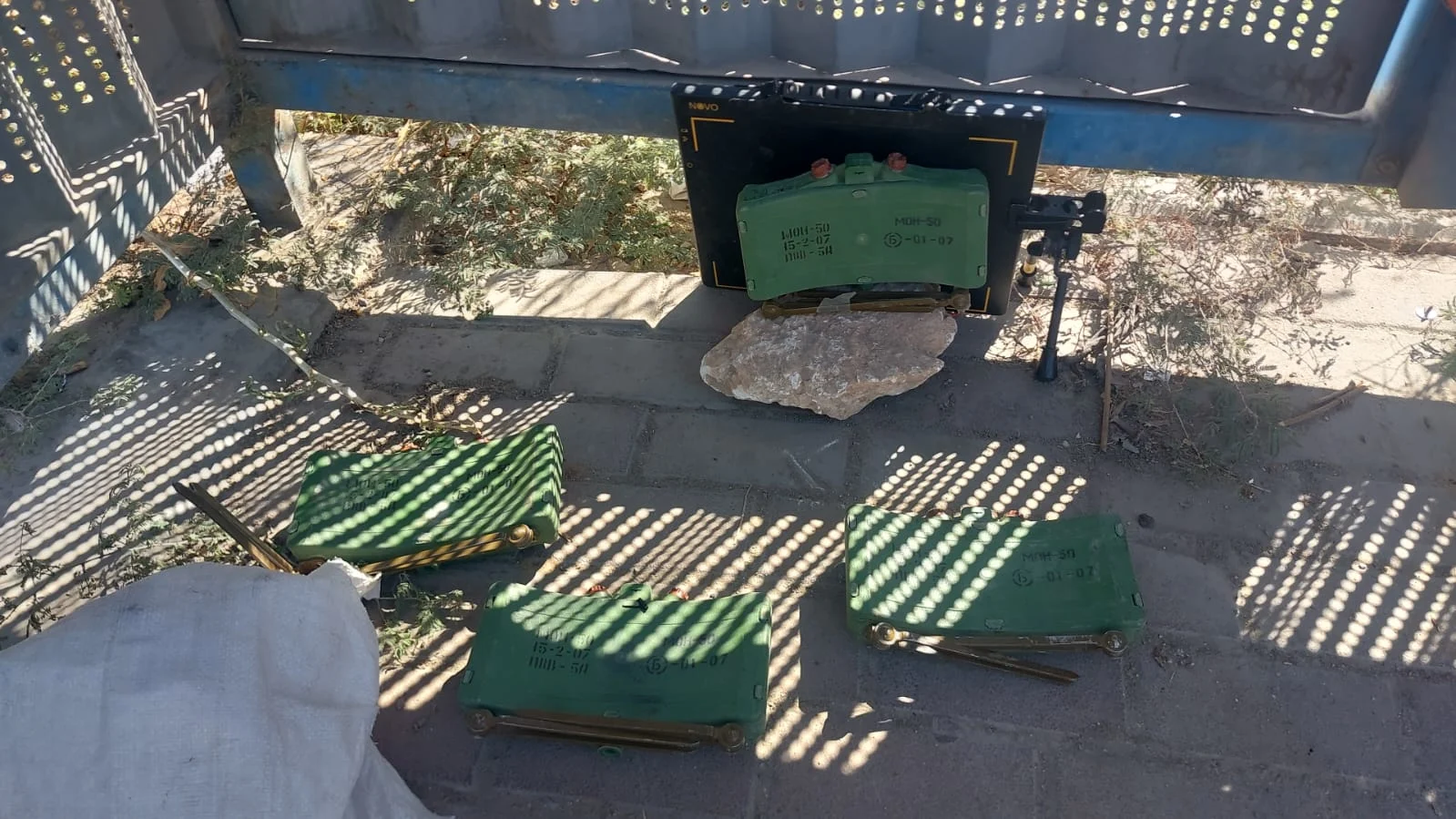 האמל''ח שנתפס בניסיון ההברחה בגבול ירדן
