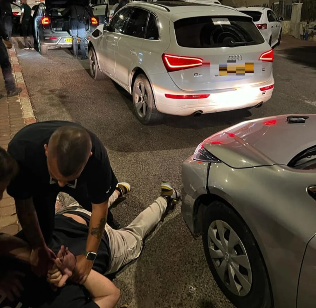 זירת מעצר החשודים