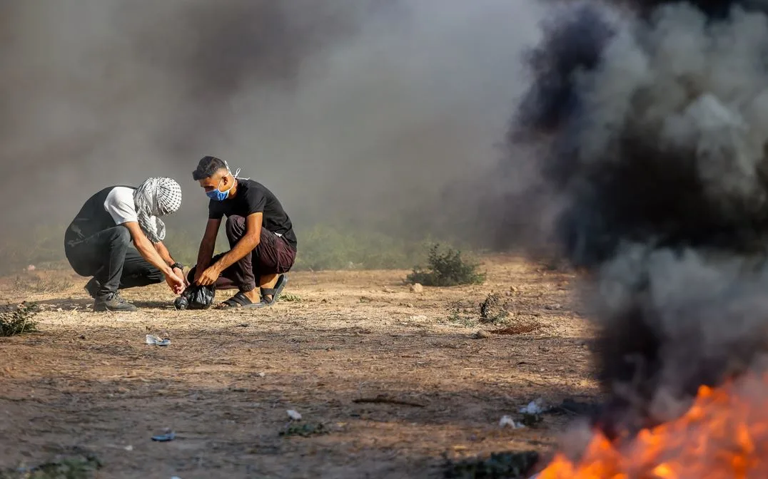 הפגנות על הגדר ברצועת עזה