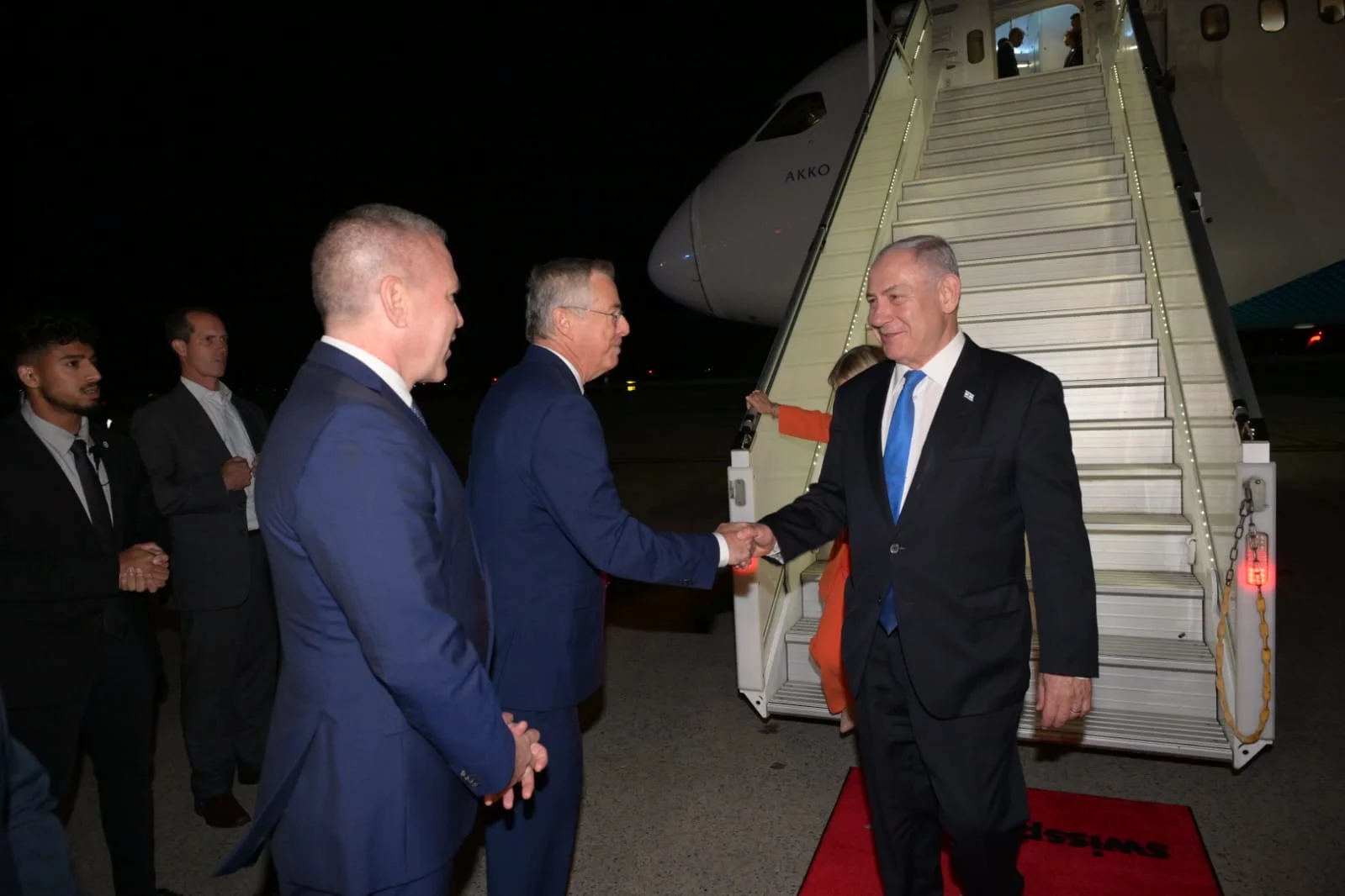רה''מ נתניהו נוחת בניו יורק