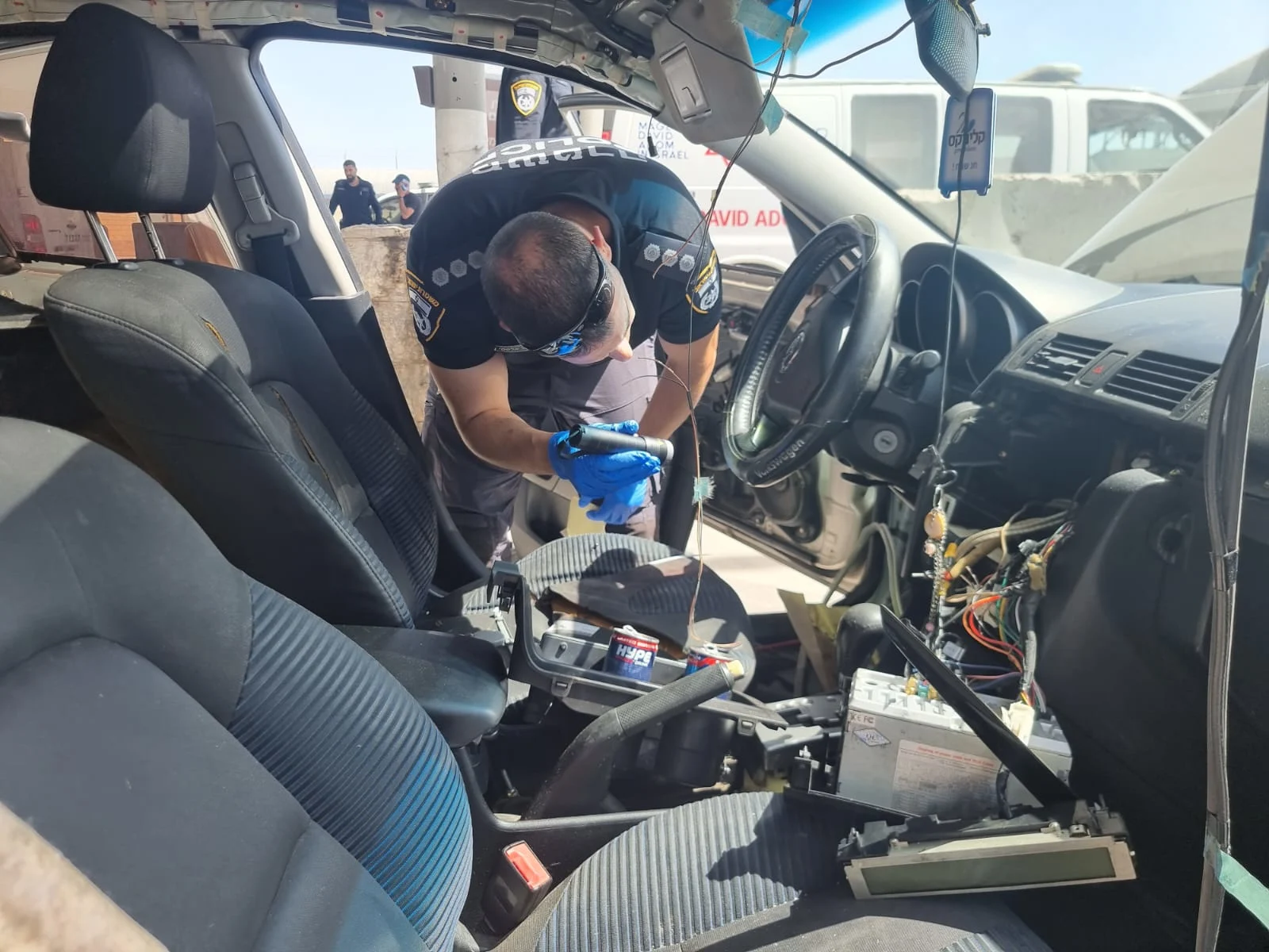 הרכב של החשוד כמחבל בקלנדיה