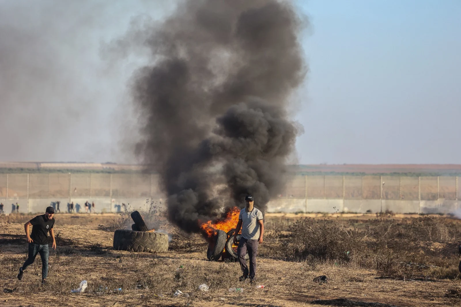 הפרות סדר אמש סמוך לגבול הרצועה