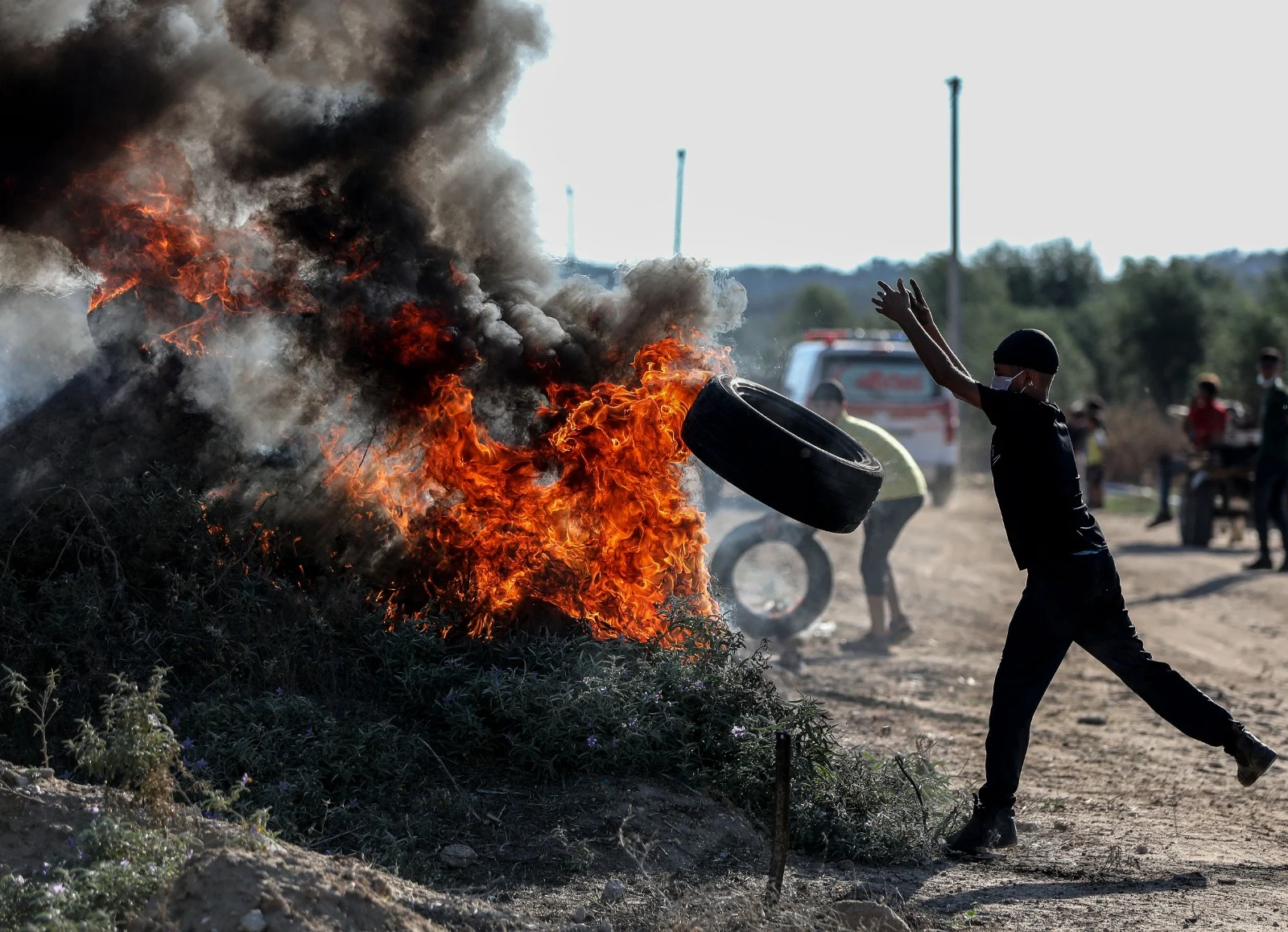 הפרות סדר אמש סמוך לגבול הרצועה