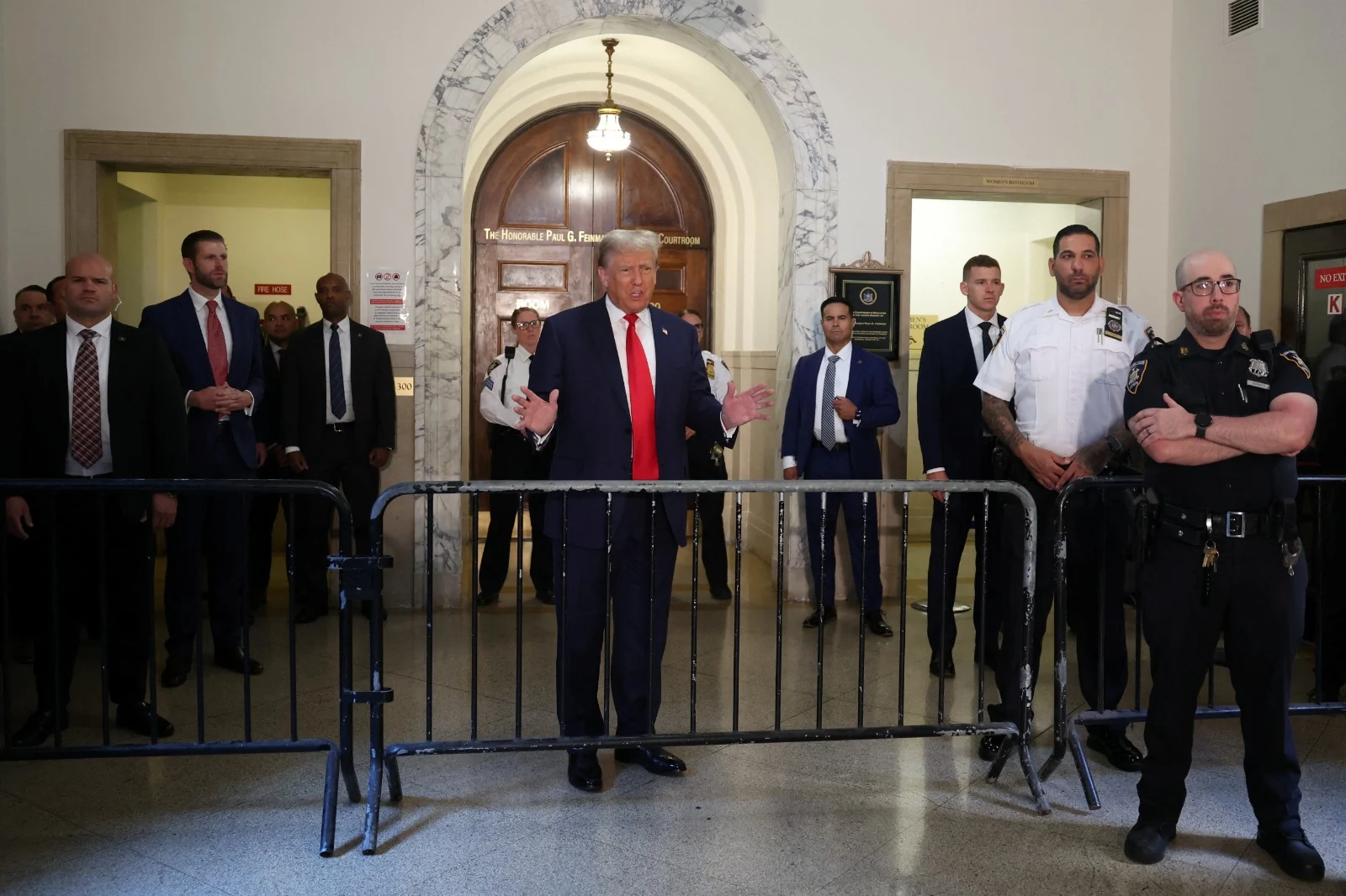 "המטרה שלי להיות הנשיא הבא", טראמפ בבית המשפט בניו יורק היום